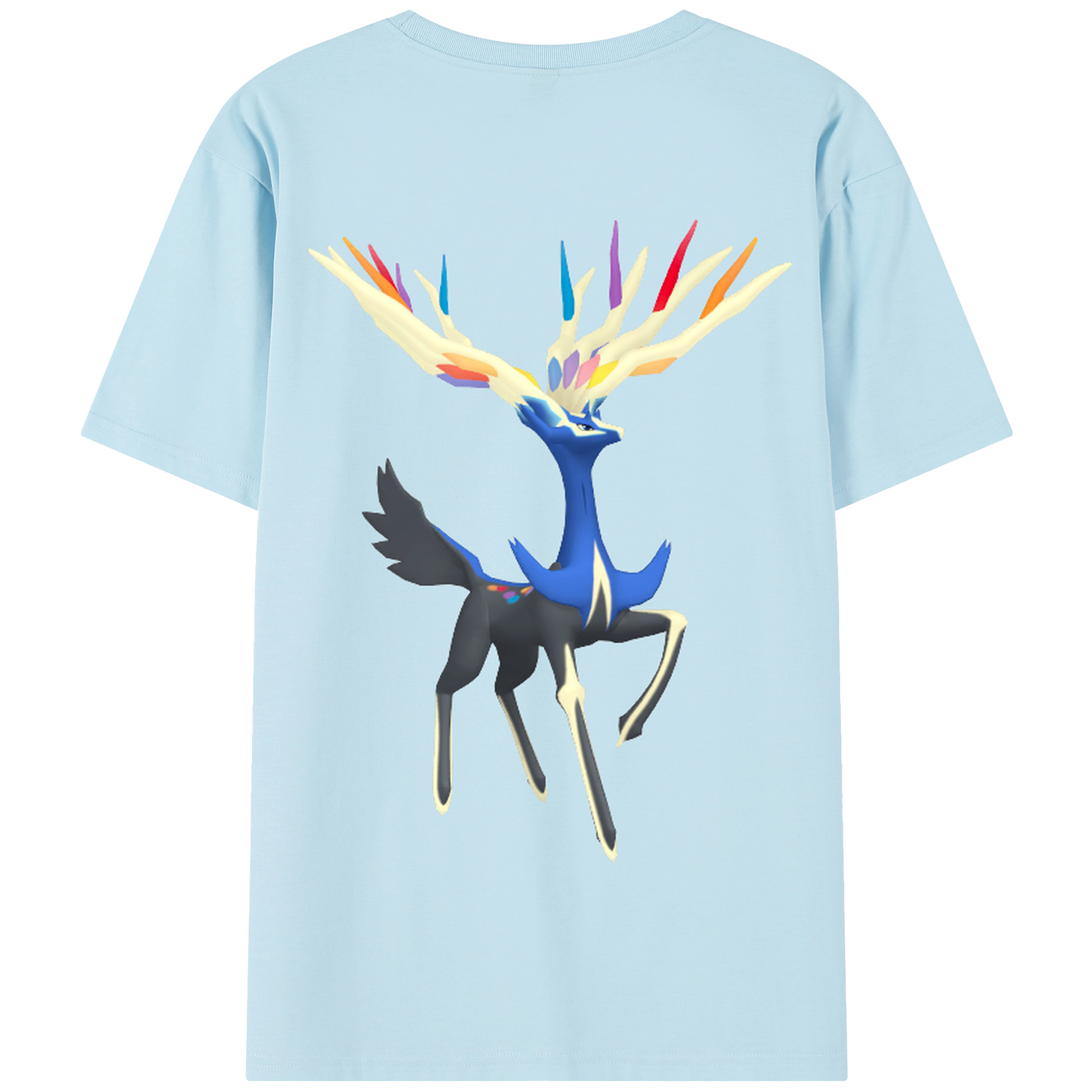 （画像用） ポケットモンスター Pokémon 綿100％半袖Tシャツ（背面プリント）